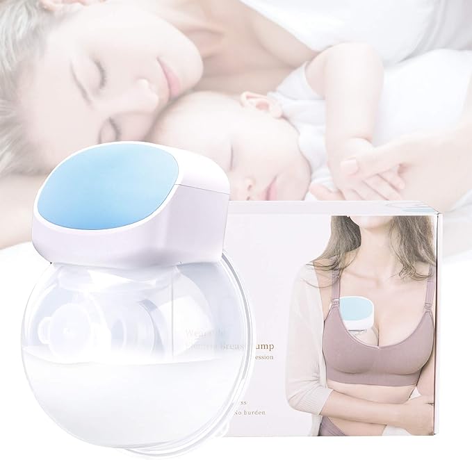 Sacaleches Eléctrico, extractor de leche materna con manos libres portátiles para succión y masaje de la leche materna