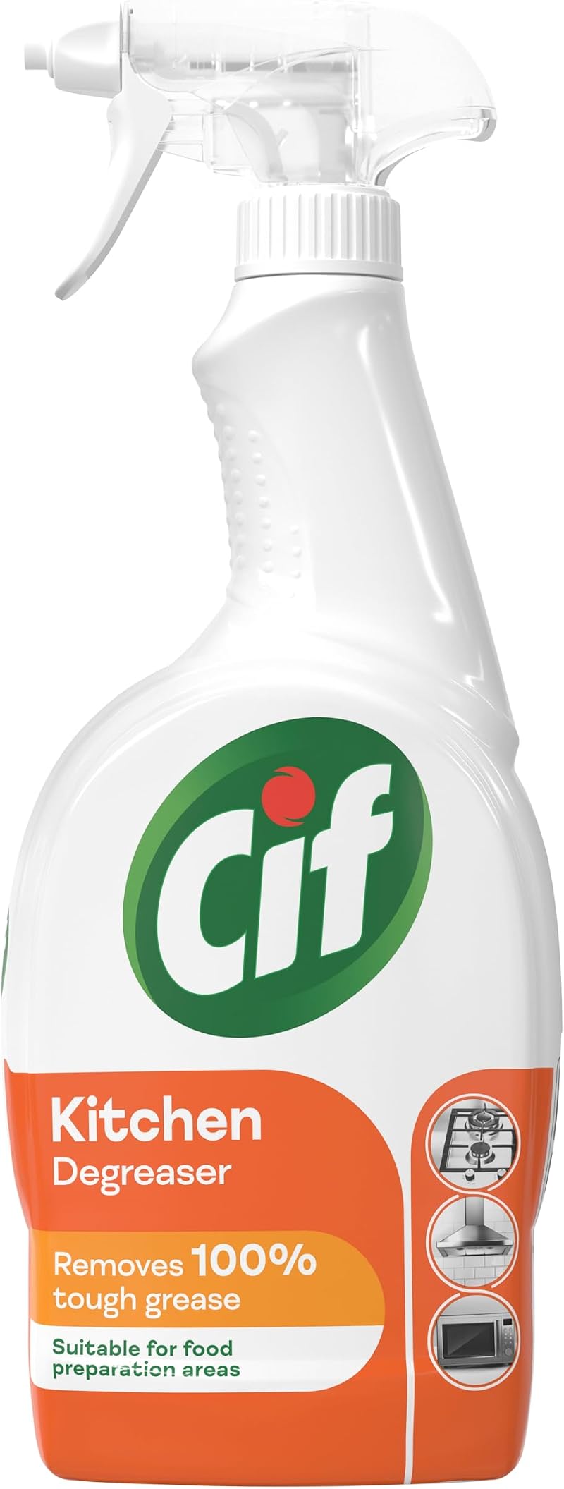Cif Cleanboost Kitchen Spray 700ml Tough Grease Remover for Shiny Surfaces