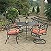 Homestyles Sanibel Black Outdoor Dining Table, Bronze, 48