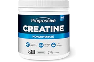 Progressive Creatine Monohydrate, Informed Sport Certified, Proudly Canadian Made, Improves Performance, Increases Strength, 