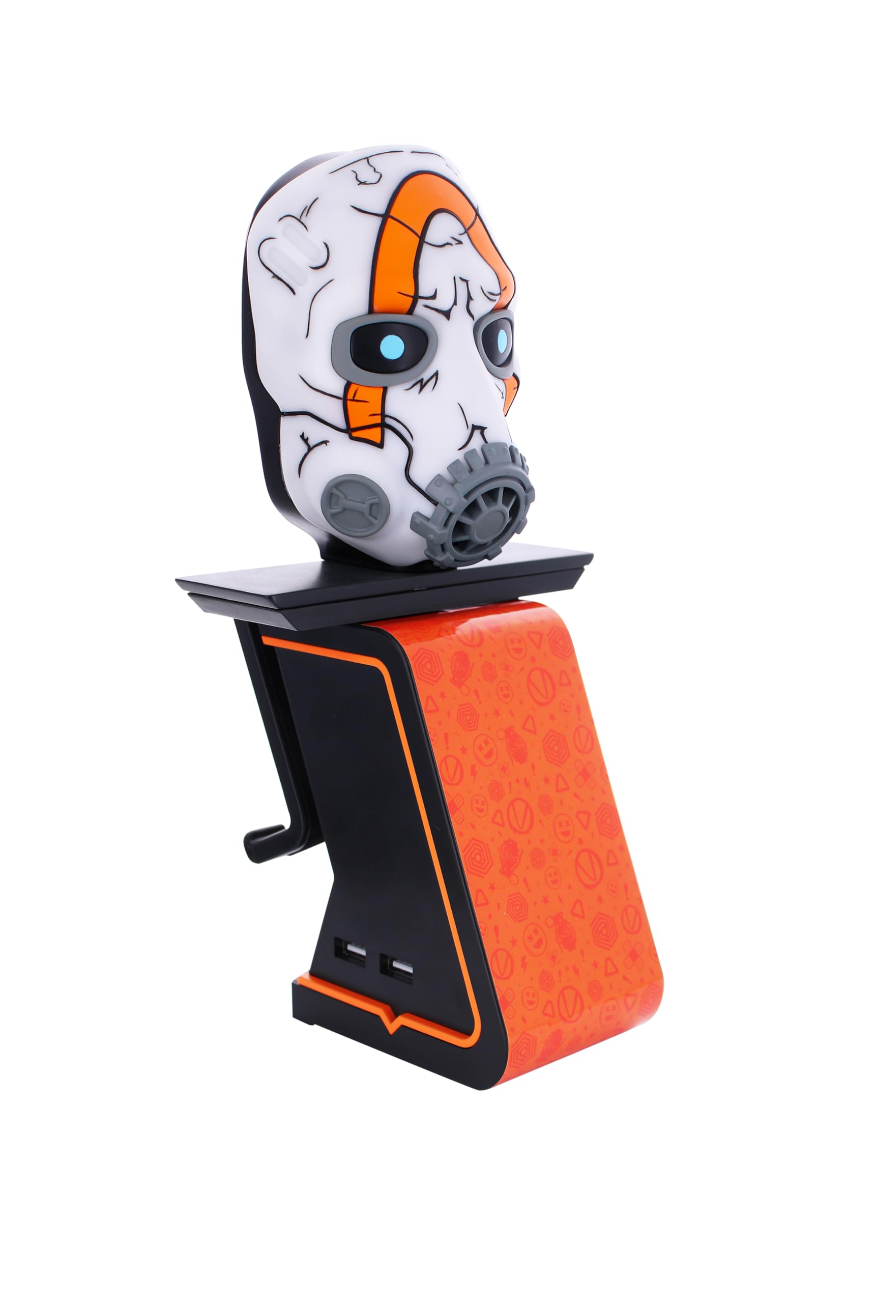 Cableguys Ikon Charging Stand - Borderlands Psycho Mask Gaming Accessories Holder & Phone Holder for Most Controllers (Xbox, Play Station, Nintendo Switch) & Phone