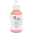 TKB Lip Liquid Color|Liquid Lip Color for TKB Gloss Base, DIY Lip Gloss, Pigmented Lip Gloss and Lipstick Colorant, Made in USA (1floz (30ml), Tickled Peach)