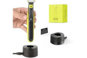 KIONCARE Shaver Razor Stand Charging Base Holder for Philips Norelco OneBlade QP2520/QP2530/QP2620/QP2630QP2724/QP2834