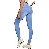 IUGA Stretchy Jeans for Women High Waist Jeggings Tummy Control Skinny Jeans Pull on Leggings with Pockets Trendy Casual