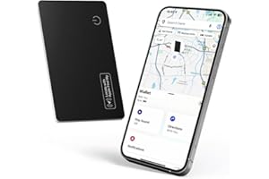 KINDEEP Wallet Tracker Card for Apple Find My(iOS Only): Wallet Finder Slim Smart Tracking Bluetooth Tracker for Purse Luggage Tags Passport, Rechargeable Item Locator for Home Travel