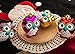 iPEGTOP Shatterproof Christmas Owls Ornaments, 4ct 100mm/4