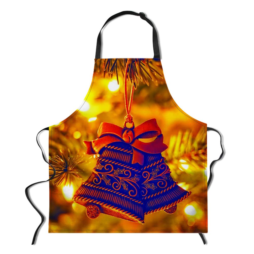 激安通販 Whereisart クリスマスエプロン カスタマイズ可 かわいいエプロン 調節可能な首 キッチンエプロン レディース メンズ 料理 ベーキング ガーデニング ホリデー デコレーションギフト Bell B07jpbsxfv エプロン Wwmp Org Za