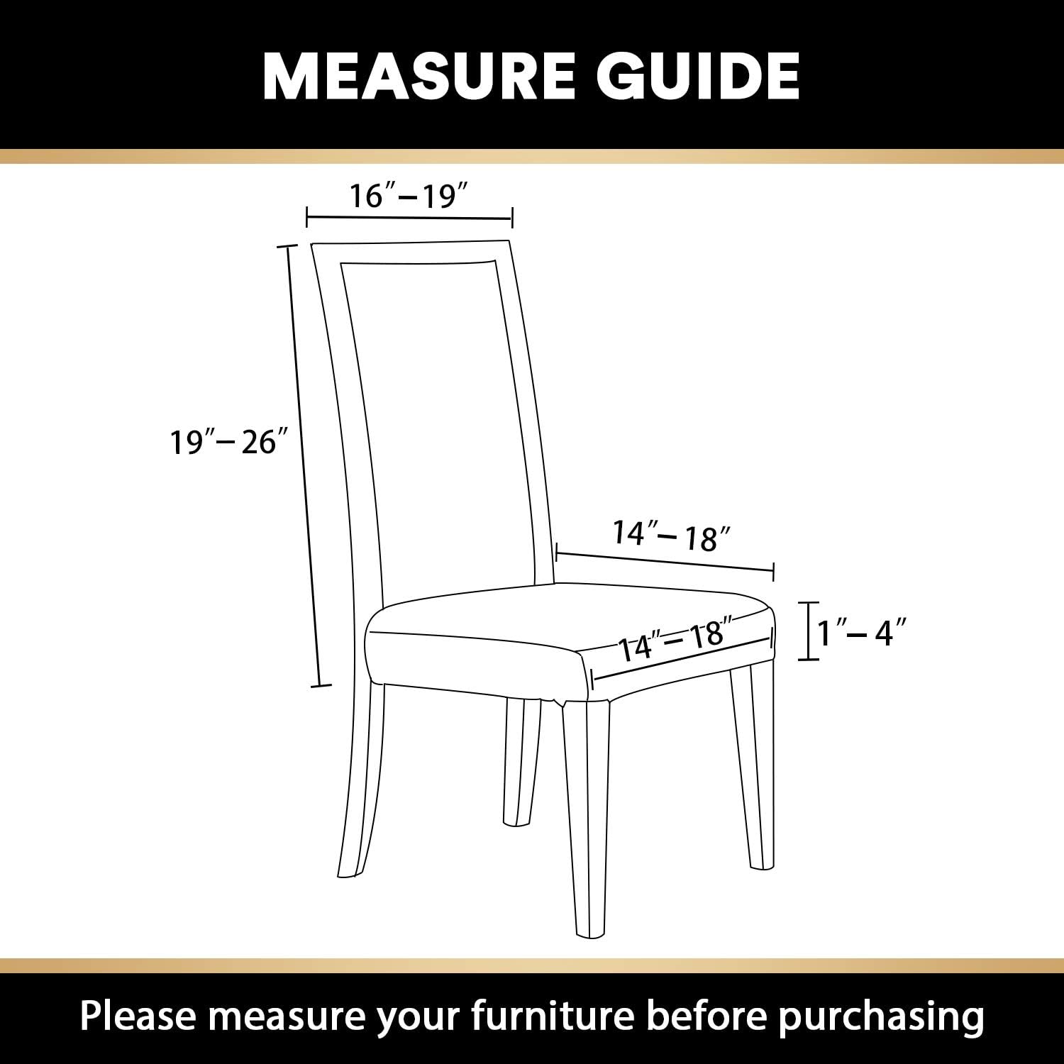 High Stretch Dining Chair Covers For Dining Room Set Of 2 Parson Chair Slipcovers For Wedding Hotel Ceremony Easy Fitting Removable Dining Chair Covers Feature Jacquard Fabric Biscotti Beige Dining