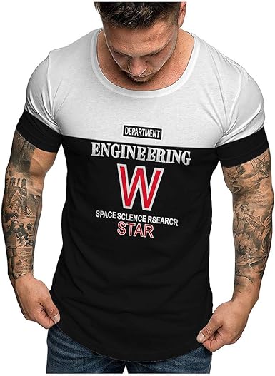 muscle fit graphic tees