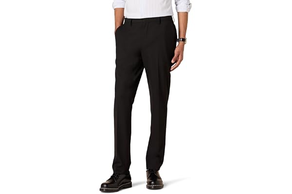 Amazon Essentials Mens Slim-Fit Wrinkle-Resistant Stretch Dress Pant