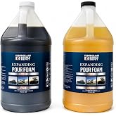 Fiberglass Supply Depot 6 Lb. Density Expanding Pour Foam, 2 Part Polyurethane Closed Cell Liquid Foam for Boats, Dock Flotation, Carving, Soundproofing, Filling Voids, and Insulation (2 Gallon Kit)