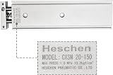 Heschen CXSM 20-150 Aluminum Pneumatic Guide Rod Cylinder 20mm Bore 150mm view 2
