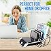 Charging Station for Multiple Devices, Burns Electronics Docking Station with Qi Wireless Charging Pad, Smart IC Technology for Smartphones, Tablets, Watches, USB Type-C, Multi Port Desktop Organizer