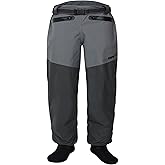 BRIVER MAX Comfort Breathable Waterproof Waist StockingFoot Pants Wader for Fishing, Hunting, Kayaking, Hiking