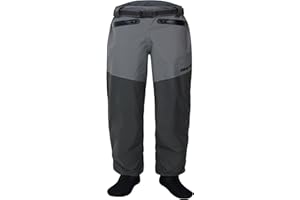 BRIVER MAX Comfort Breathable Waterproof Waist StockingFoot Pants Wader for Fishing, Hunting, Kayaking, Hiking