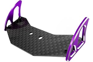 FSDKEDUF Aluminum Rear Body Wing Spoiler for RC Car for WLtoys 244016, Micro-B & Micro-T – Durable CNC Upgrade Parts RC Car Accessories for Performance & Replacement (Purple)