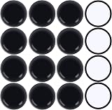 Ezprotekt Furniture Sliders for Carpet 2-1/8 in 16pcs Round Black