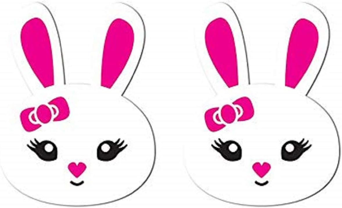 Amazon Com Cute White Bunny With Pink Heart Nose Ears Bow Nipple Pasties By Pastease O S Health Personal Care