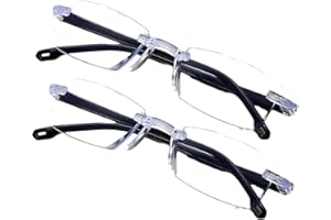 Intelligent Dual Focus Glasses, Automatic Focus Glasses Self Adjusting, Anti-Blue Light Far and Near for Men Women