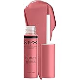 NYX PROFESSIONAL MAKEUP Butter Gloss, Non-Sticky Lip Gloss - Tiramisu (Brown)