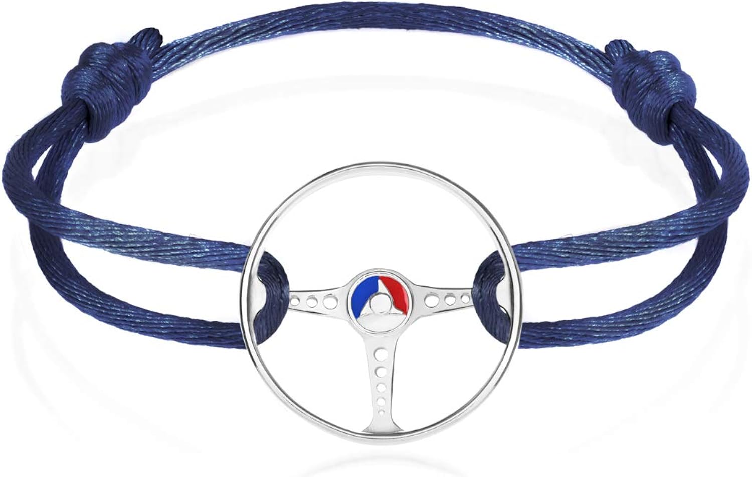 The Mechanist 24H Le Mans Edition Sterling Silver Bracelet Silk Cord