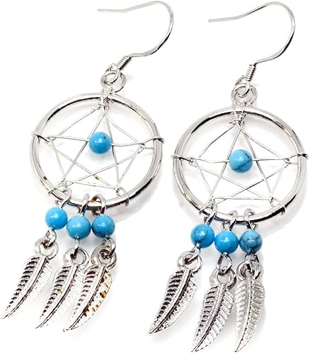 Amazon 2個1ペア 幸運 ピアス ドリームキャッチャー Amp 611 ジュエリー 通販
