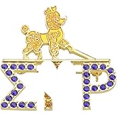 CENWA Greek Sorority Brooch Pin Pretty Poodle Sorority Gift Sorority Jewelry Gift