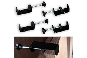 BMIROAMDFE Adjustable Furniture Clips Sectional Patio Couches Connectors 3 inch Wicker Chair Fasteners Clamps 4 Sets