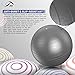 JBM Exercise Yoga Ball with Air Pump - Support up to 200 lbs