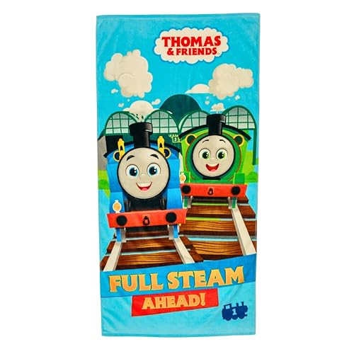 Franco Thomas & Friends Kids Super Soft Cotton Bath/Pool/Beach Towel, 58 in x 28 in