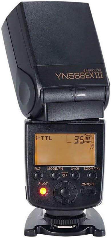 YONGNUO YN568EX III Wireless TTL Master Slave Flash Speedlite 1/8000s High Speed Sync Supports USB for Nikon DSLR Camera + WINGONEER Diffuser
