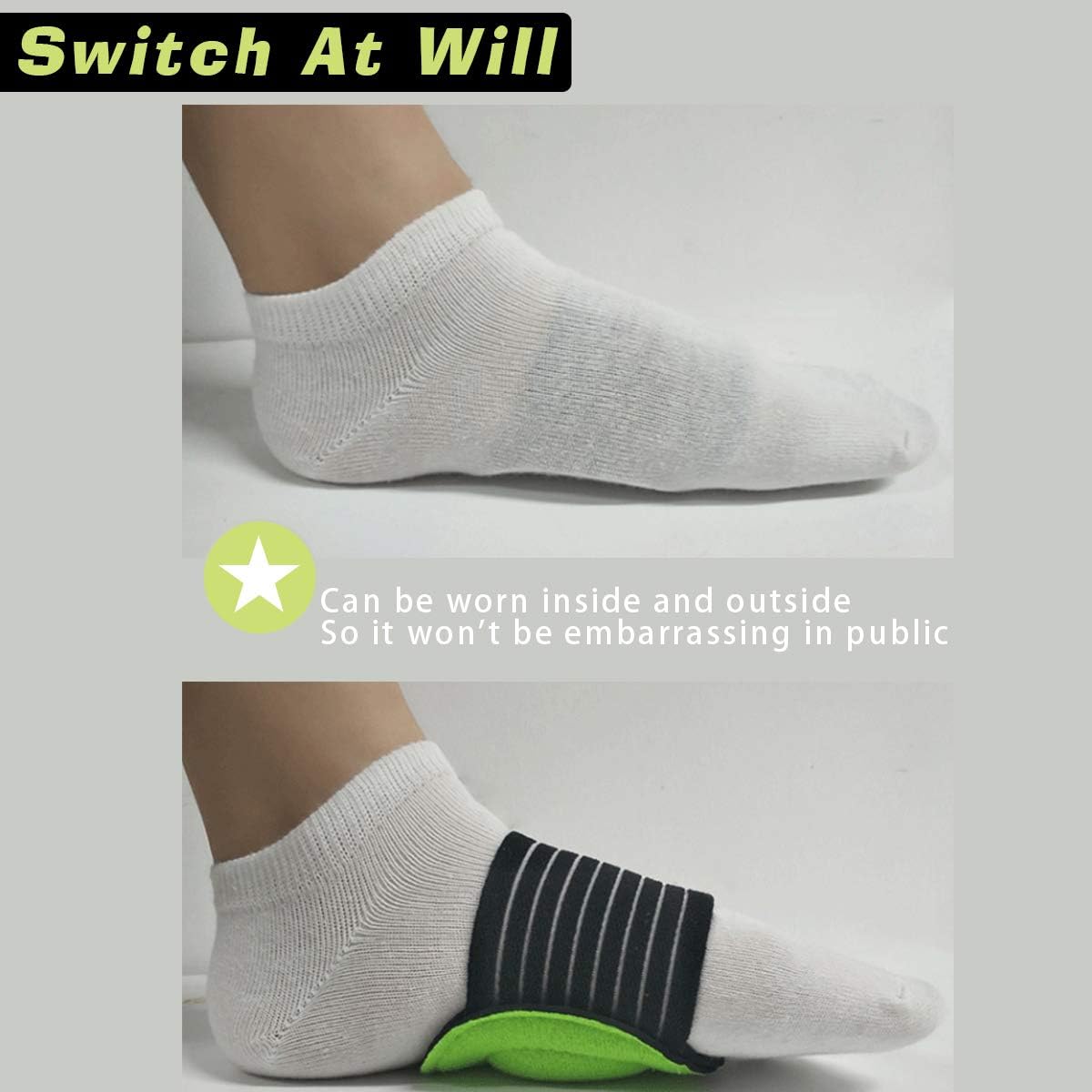 Arch Support Sleeves, 3 Pairs Compression Fasciitis Cushioned Support Sleeves, Plantar Fasciitis Foot Relief Cushions for Plantar Fasciitis, Fallen Arches, Achy Feet Problems for Men and Women: Health & Personal Care