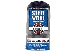 Homax Steel Wool, 12 pad, Medium Grade #1, Rhodes American, Household Steel Wool