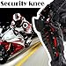 Webetop Knee Shin Guards Adult 1 Pair Flexible Breathable Adjustable High-Impact PE+EVA Knee Pads for Motorcycle Motocross Racing Mountain Bike-One Size Fits Most Black