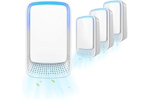 VANSU Ionizer Air Purifier(4 Pack), Quiet Negative Ion Plug in Air Purifier, Portable and Efficient Air Ionizers for Home, Bedroom, Office, Kitchen, Bathroom