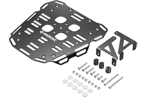 NICECNC Black Motorcycle Tail Rack Rear Luggage Rack Compatible with Honda XR650L 1993-2024