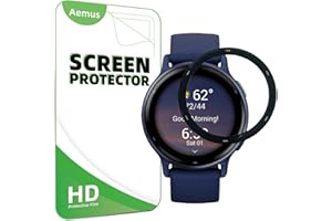 Aemus Screen Protector Compatible for Garmin Vivoactive 5 Smart Watch (3 Pack) HD PMMA Protective Film
