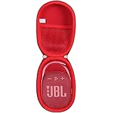 Anleo Hard Travel Case for JBL Clip 5 / Clip 4 - Portable Mini Bluetooth Speaker (Red)