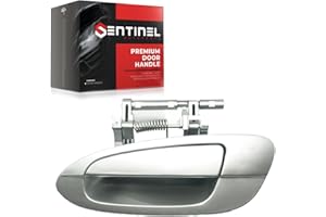 S Sentinel Parts Outside Exterior Door Handle Rear Left Driver Side KY1 Light Silver Metallic Compatible with 2002-2006 Nissan Altima Replaces # NI1520112, 82607-8J009