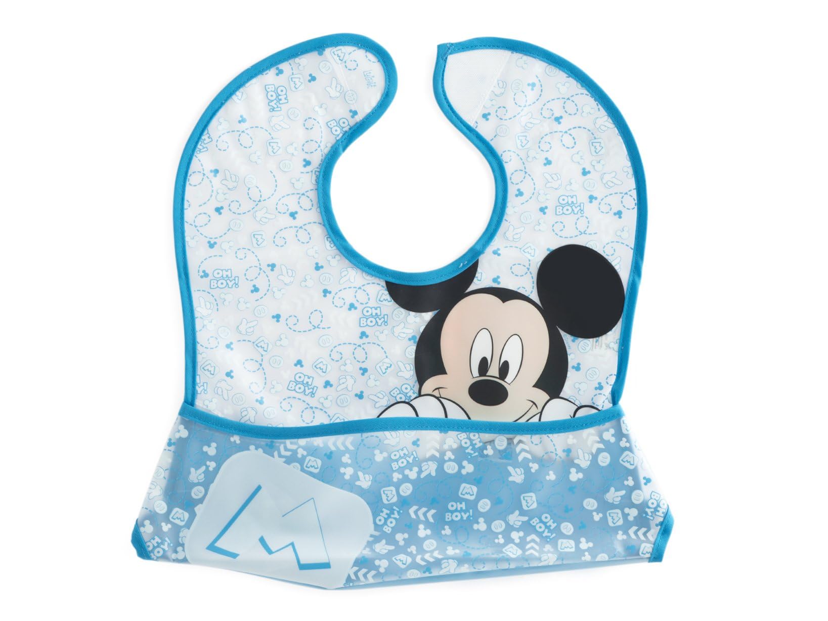 lulabi 79649 Disney Mickey 3 Bib PEVA Strap