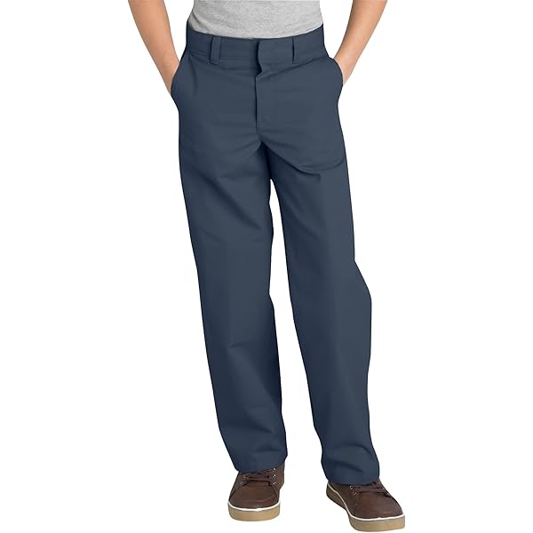 Amazon.com: Dickies Men's Boy's Flexwaist Stretch Flat Front Pant