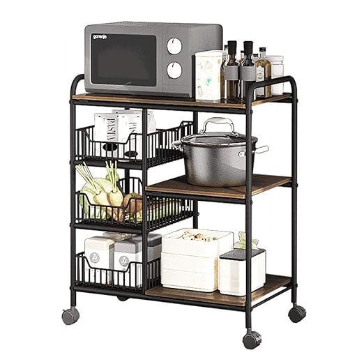 carretilla ZQ, Estante de Cocina multifunción móvil, Estante ...