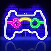 Neon Sign, Gamepad Shape Led Neon Light Wall Gaming Room Decoration, Neon Light Sign Gamer Gift for Teen Boys Game Decor Bedroom, Gamer Console Neon Lights for Children Game Room Interior Decoration