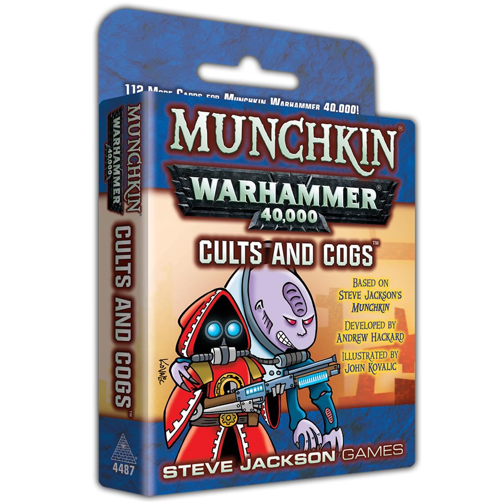 Steve Jackson Games | Munchkin Warhammer 40K Cults and Cogs | Card Game | English