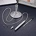 MyLifeUNIT Counter Pen with Chain, Spring Security Desk Pen for Office Bank (2 Pack)