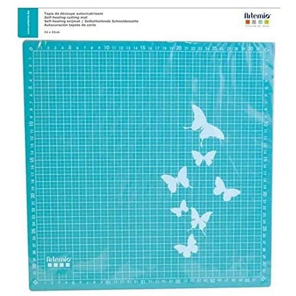 Artemio Sticky Thumb 18004009 Self-Healing Cutting Mat, Plastic, Blue, 36 x 1 x 39.5 cm