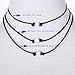 Barch Young Single Pearl Choker Necklace on Genuine Leather Cord for Women Handmade Choker Jewelry Gift