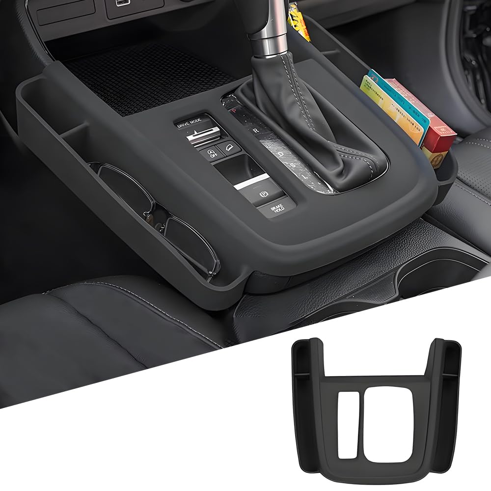 Photo 1 of LUNQIN Car Center Console Organizer for Honda CRV 2023 2024 2025 2026 and Honda CR-V Hybrid 2023-2026 Auto Interior Accessories Central Control Storage Panel Decoration Protection Cover Seat Tray