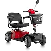 Rascal Conquest 4-Wheel Heavy-Duty Outdoor Mobility Scooter, Long-Range Battery-Powered Electric Travel, 350lb Capacity, Battery Included
