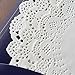 VIPITH 72 Pieces White Round Lace Paper Doilies Cake Packaging Paper Pad for Party or Wedding Tablewear Decoration, 6.5 Inch, 8.5 Inch, 10.5 Inch